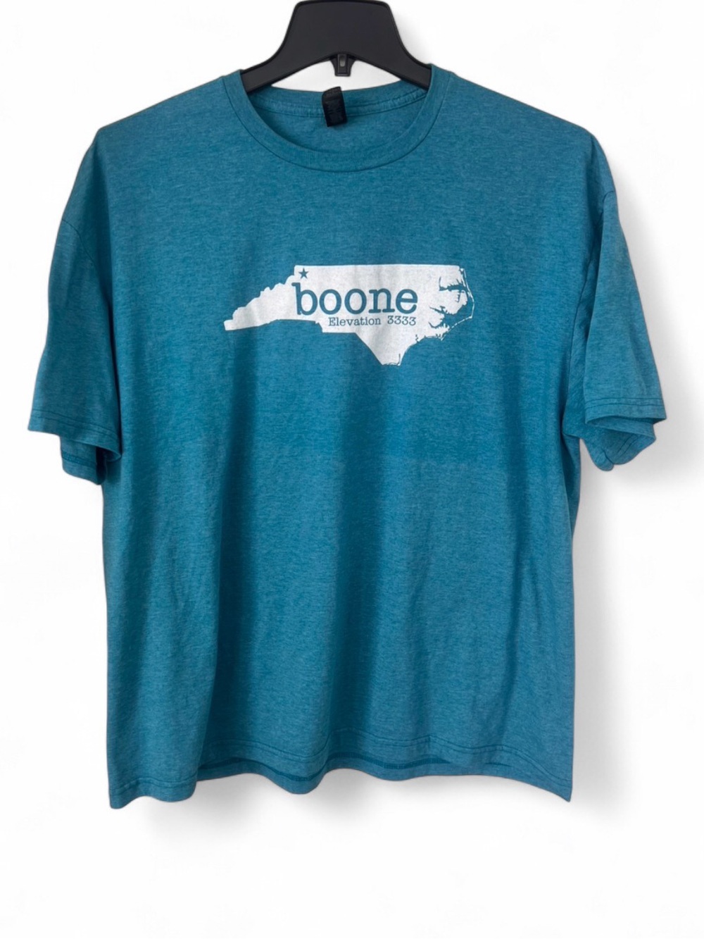 Gildan Softstyle Teal Crewneck Boone NC  T-Shirt